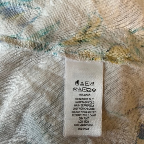 RACHEL Rachel Roy Cream Pleated Tank Top - Picture 7 of 7